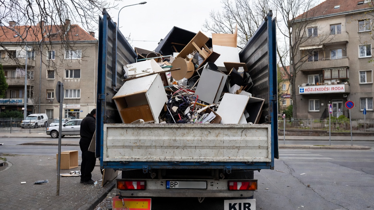 Teherautós lomtalanítás Budapesten